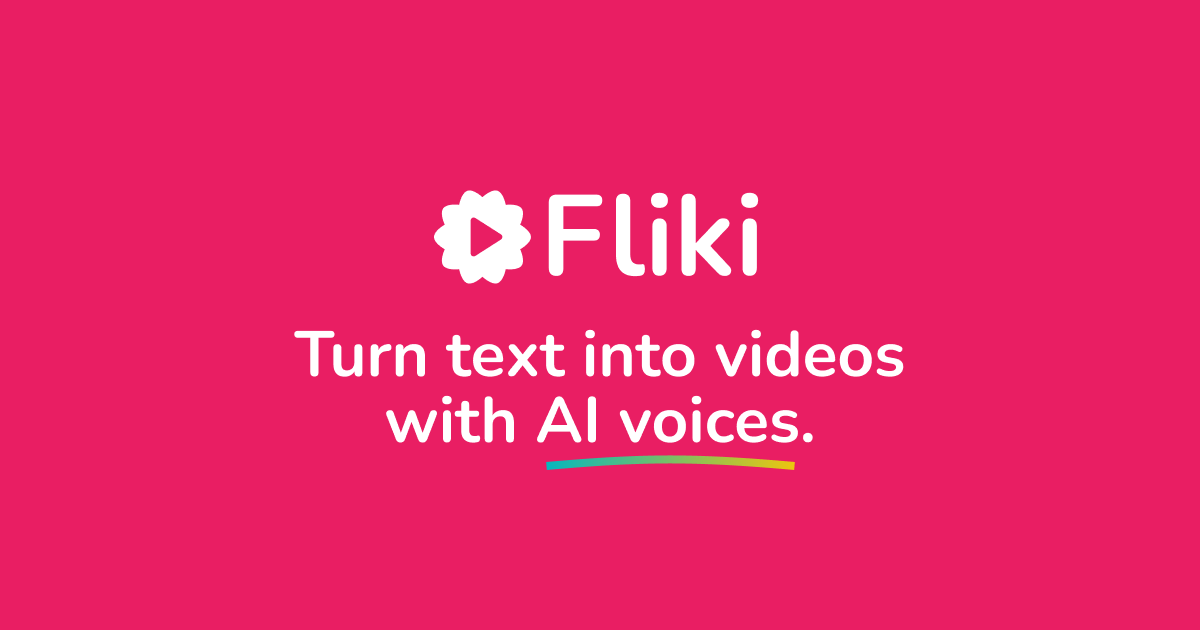Fliki AI: Texto a voz